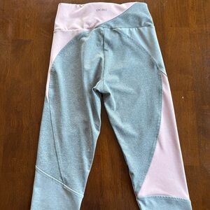 Oysho Women’s Pink Gray Multicolor Fitness Athletic Athleisure Leggings XS